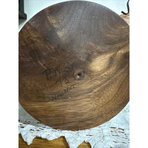 Lot Of 4 Vintage Wood Candle Stick Holders Courting Turned Wood Colonial Farm - Picture 10 of 10